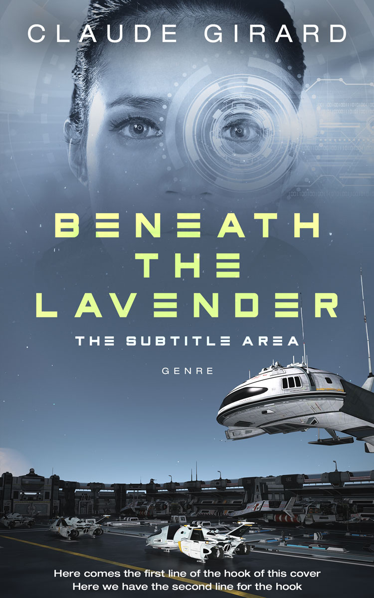 2D view of Slate Gray #29961 - Premade Apocalyptica Book Cover