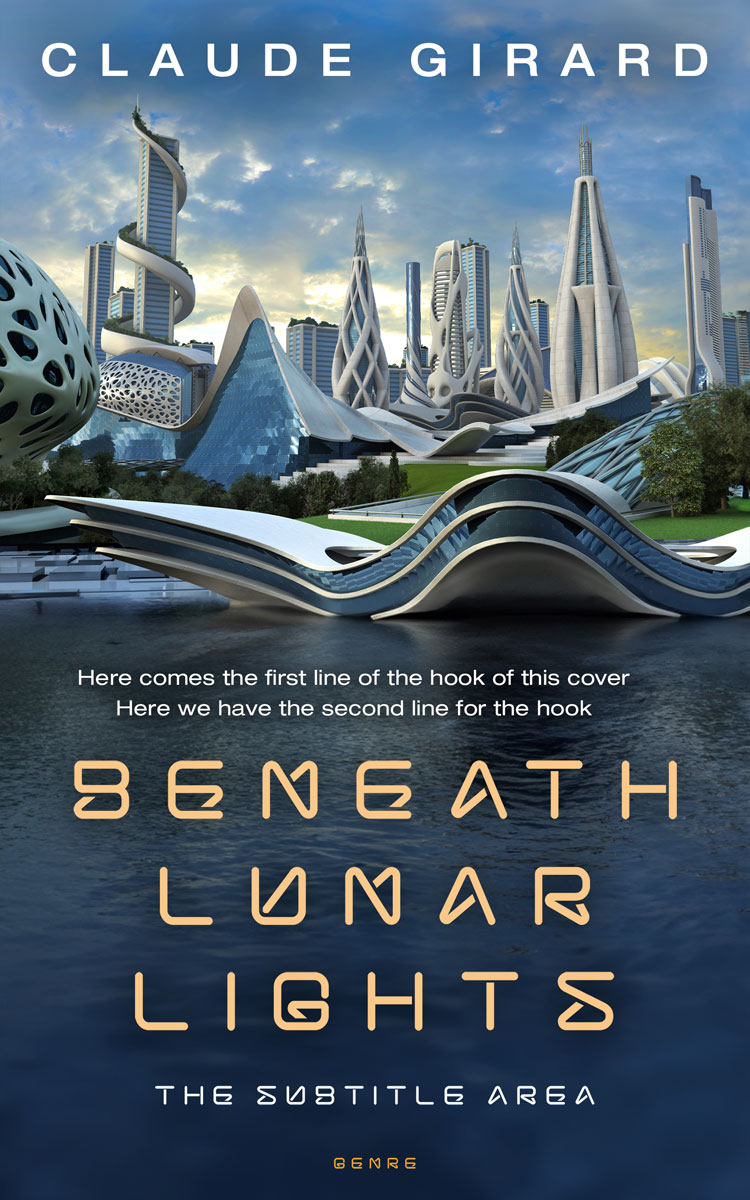 2D view of Pickled Bluewood #29973 - Premade Science Fiction Book Cover