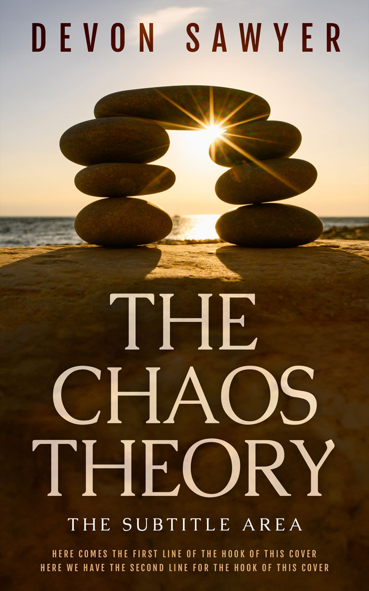 2D view of Premade Self-Improvement & Self-Help Book Cover - Bronze