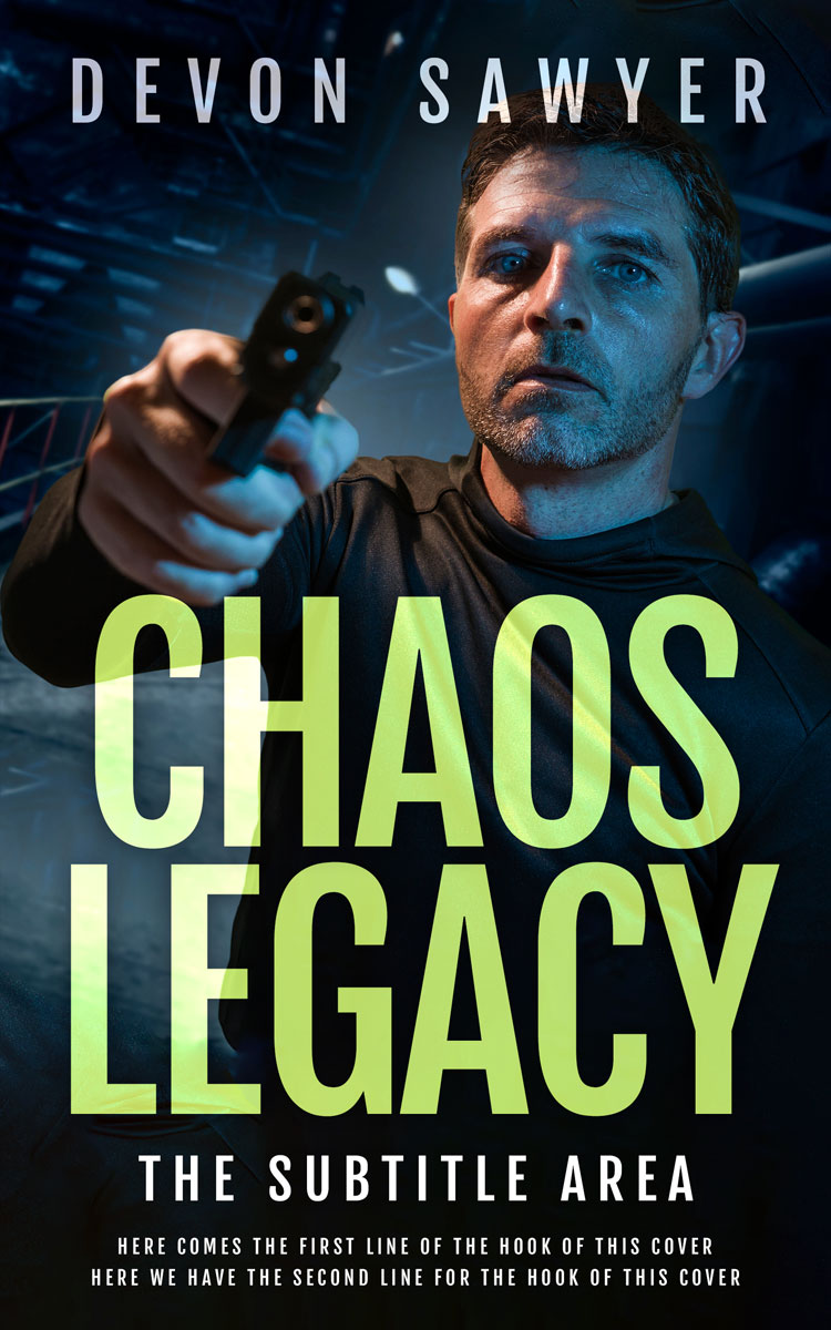 2D view of Yellow Green #29992 - Premade Mystery & Thriller & Suspense Book Cover