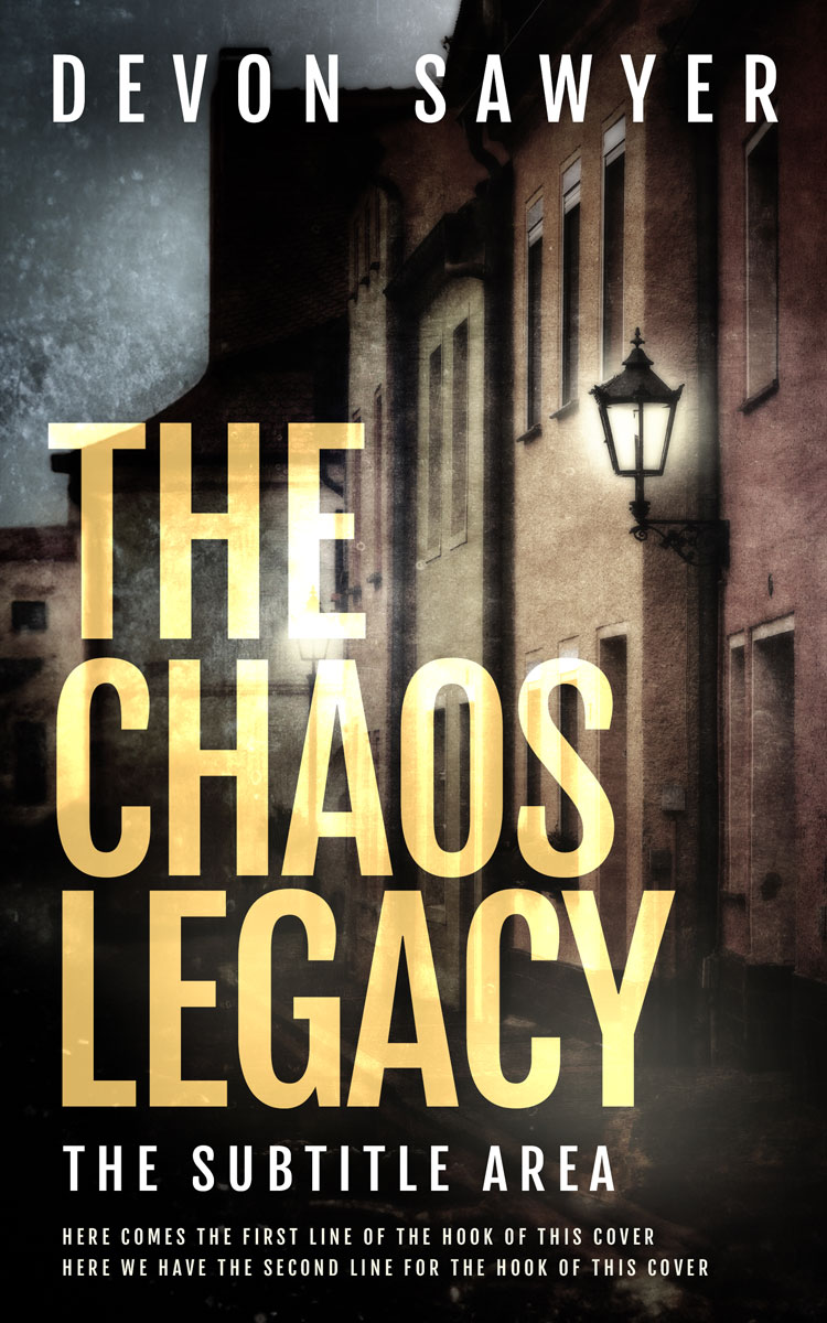 2D view of Premade Mystery & Thriller & Suspense Book Cover - Putty