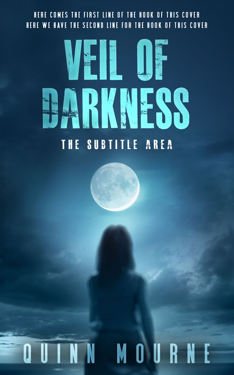 2D view of Nile Blue #30021 - Premade Fantasy Book Cover