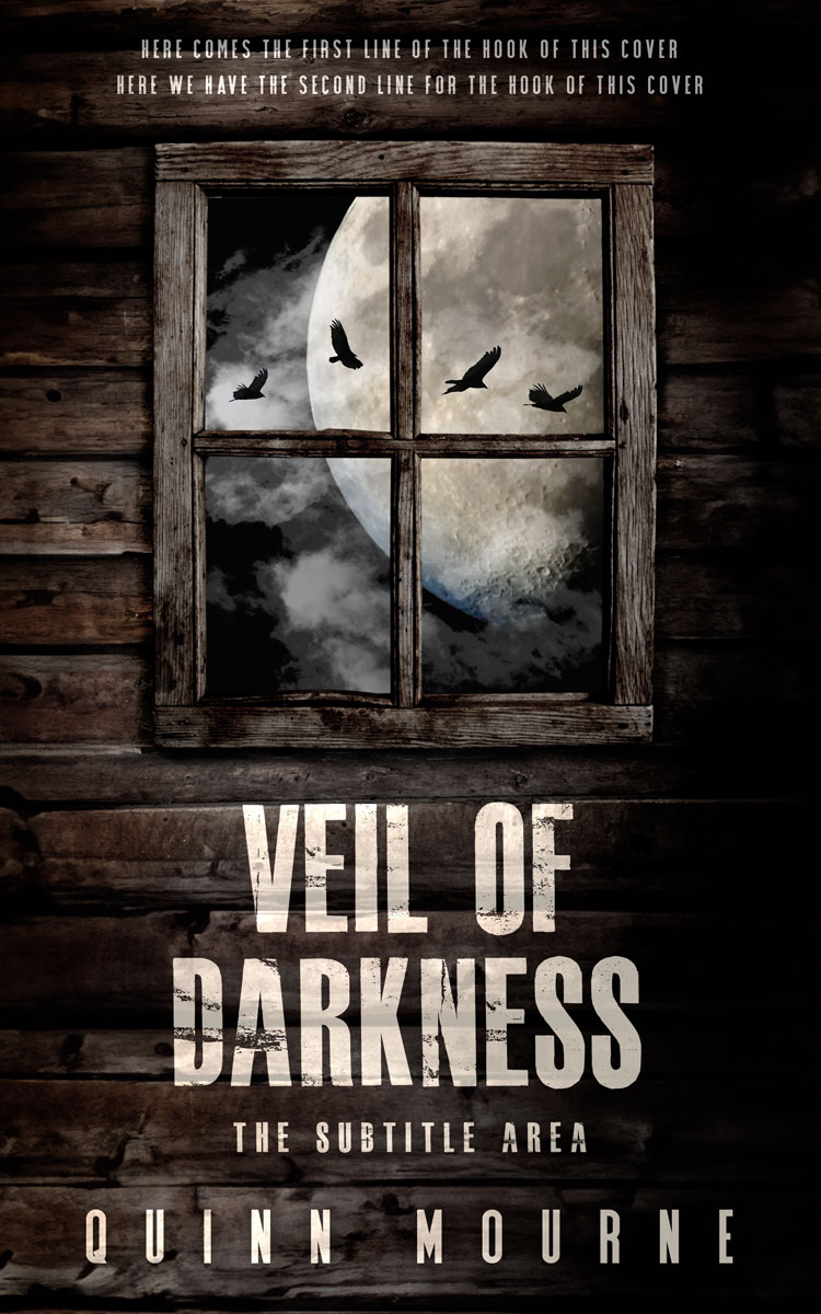 2D view of Premade Horror Book Cover - Zeus