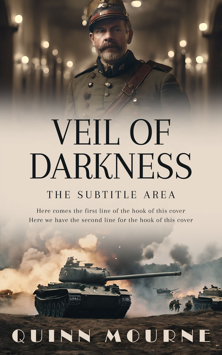 2D view of Soft Amber #30045 - Premade Historical Book Cover