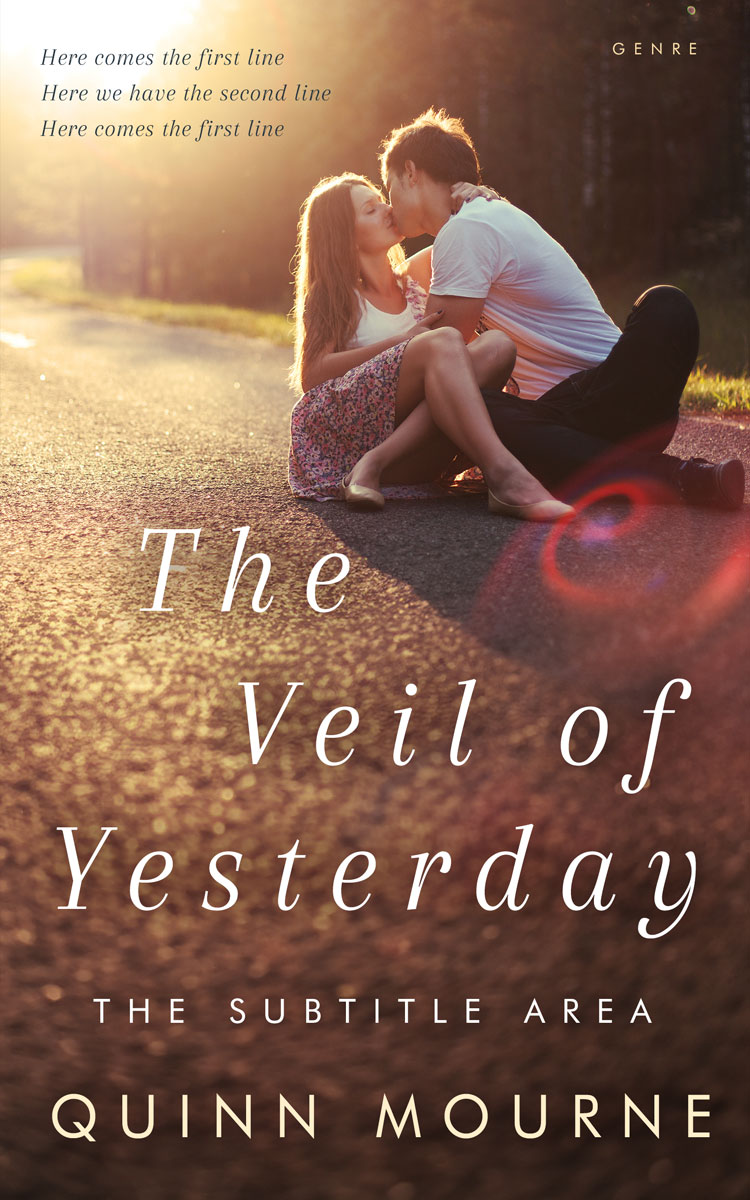 2D view of Saddle #30071 - Premade Romance Book Cover