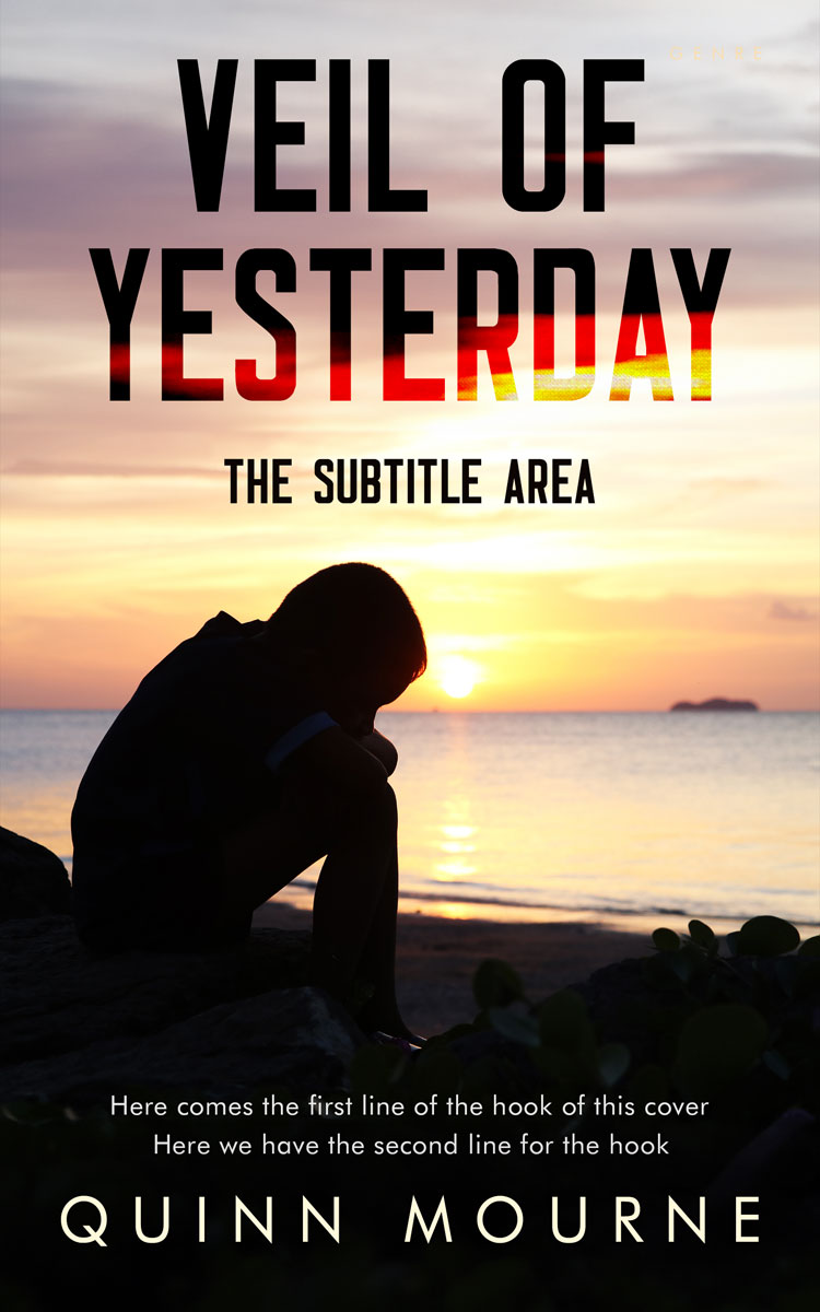 2D view of Grain Brown #30072 - Premade Teen & Young Adult Book Cover