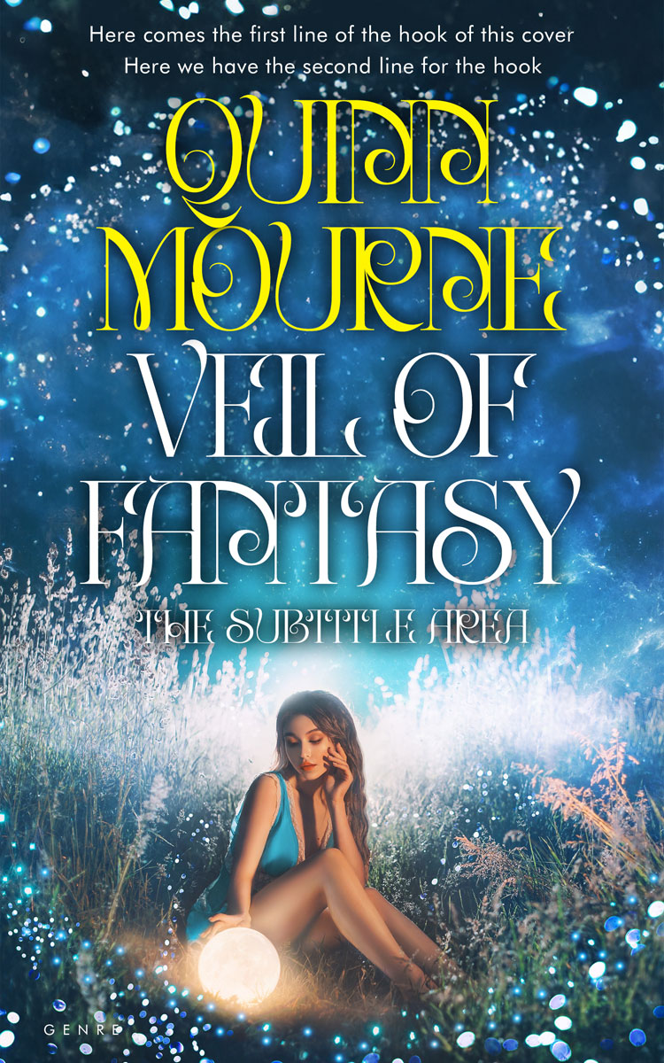 2D view of Premade Fantasy Book Cover - San Juan