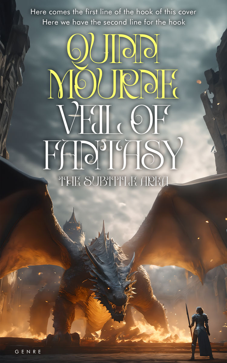 2D view of Premade Science Fiction Book Cover - Flint