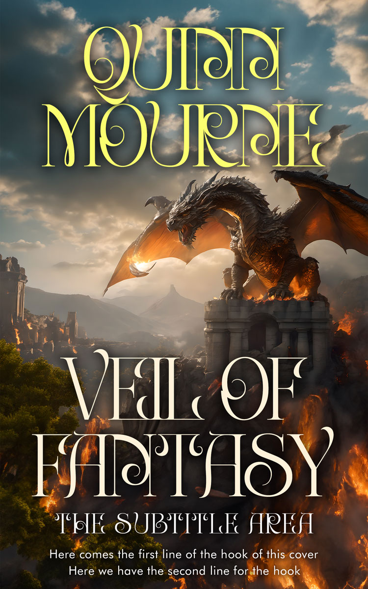 2D view of Armadillo #30093 - Premade Fantasy Book Cover