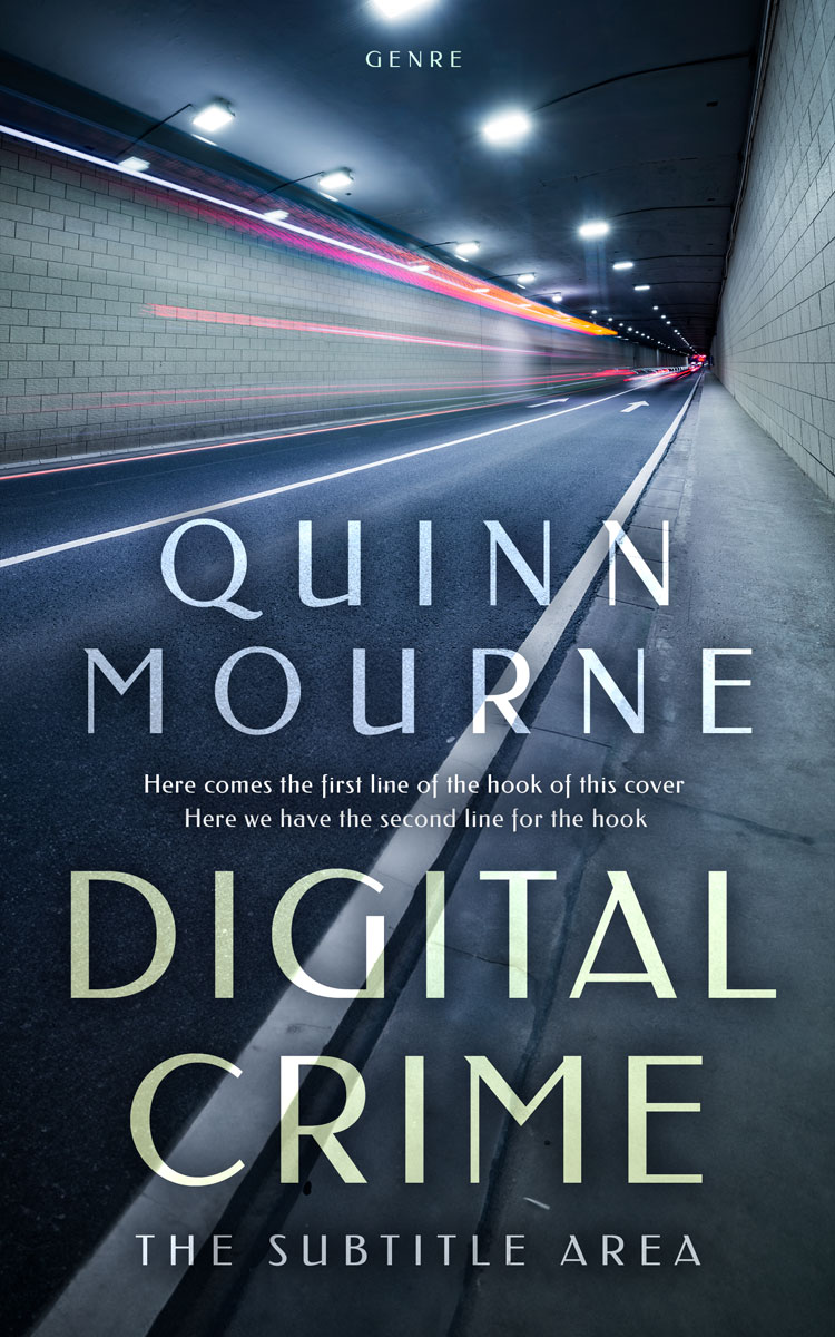 2D view of Premade Mystery & Thriller & Suspense Book Cover - Pickled Bluewood