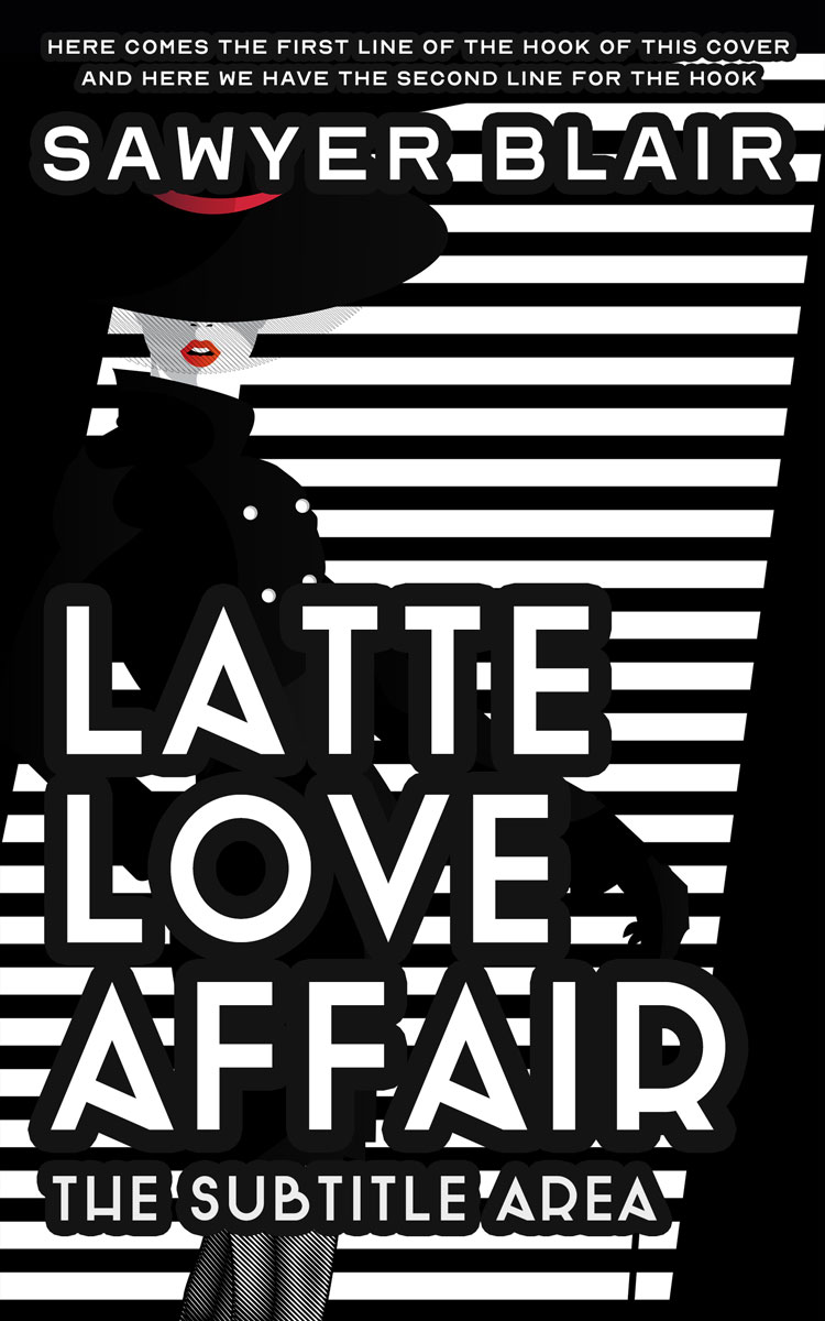 2D view of Cod Gray #30196 - Premade Chick Lit Book Cover