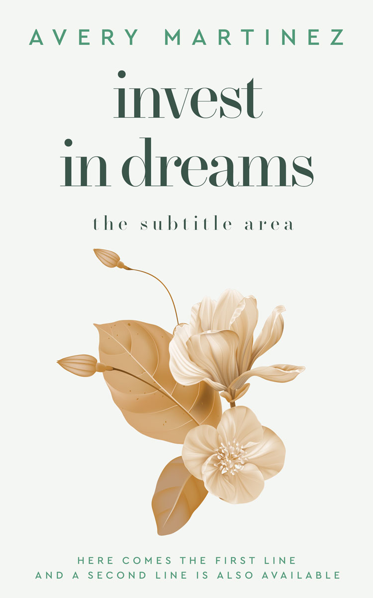 2D view of Desert Storm #30244 - Premade Abstract Book Cover | BookCoverZone