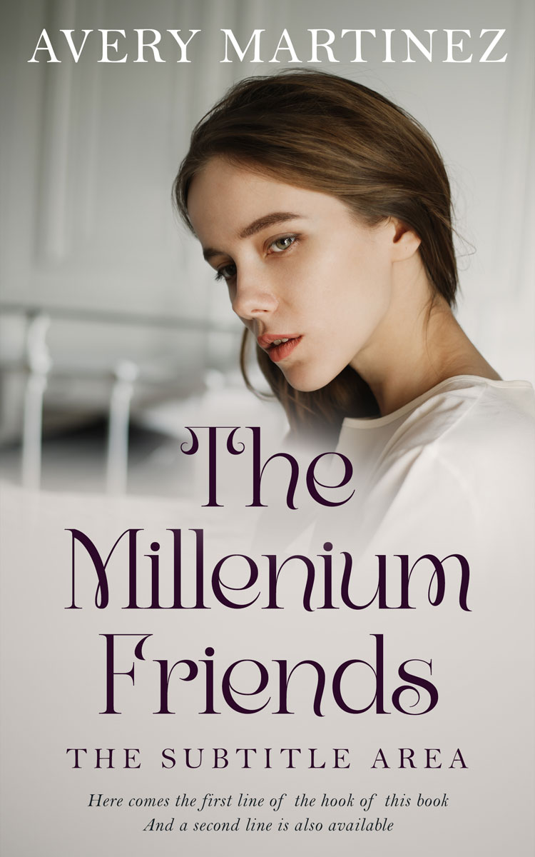 2D view of Premade Teen & Young Adult Book Cover - Cloud