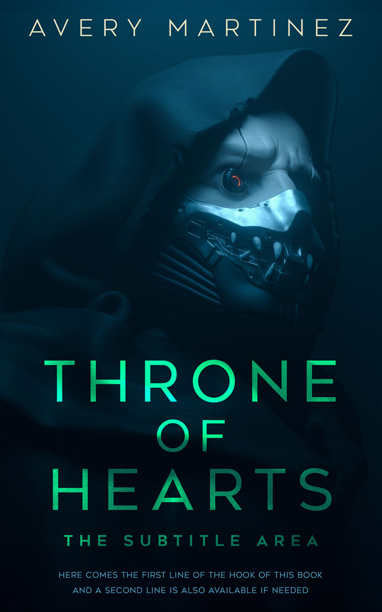 2D view of Black Pearl #30287 - Premade Science Fiction Book Cover