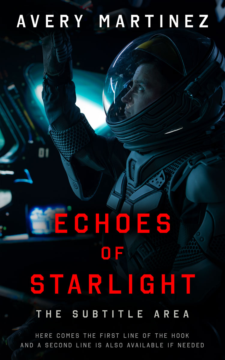 2D view of Ebony #30295 - Premade Science Fiction Book Cover