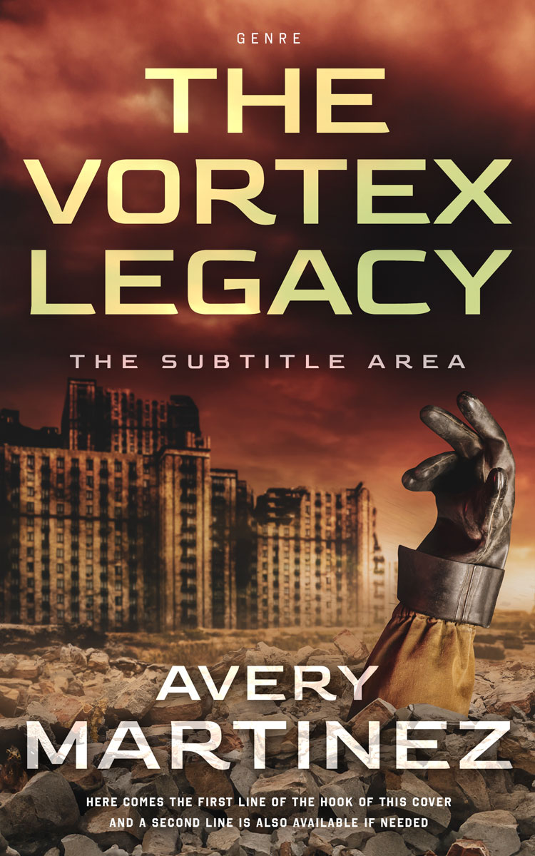 2D view of Bistre #30326 - Premade Apocalyptica Book Cover