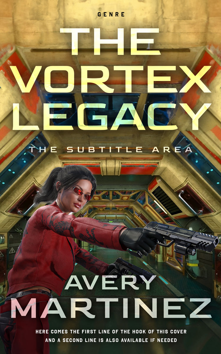 2D view of Birch #30327 - Premade Science Fiction Book Cover