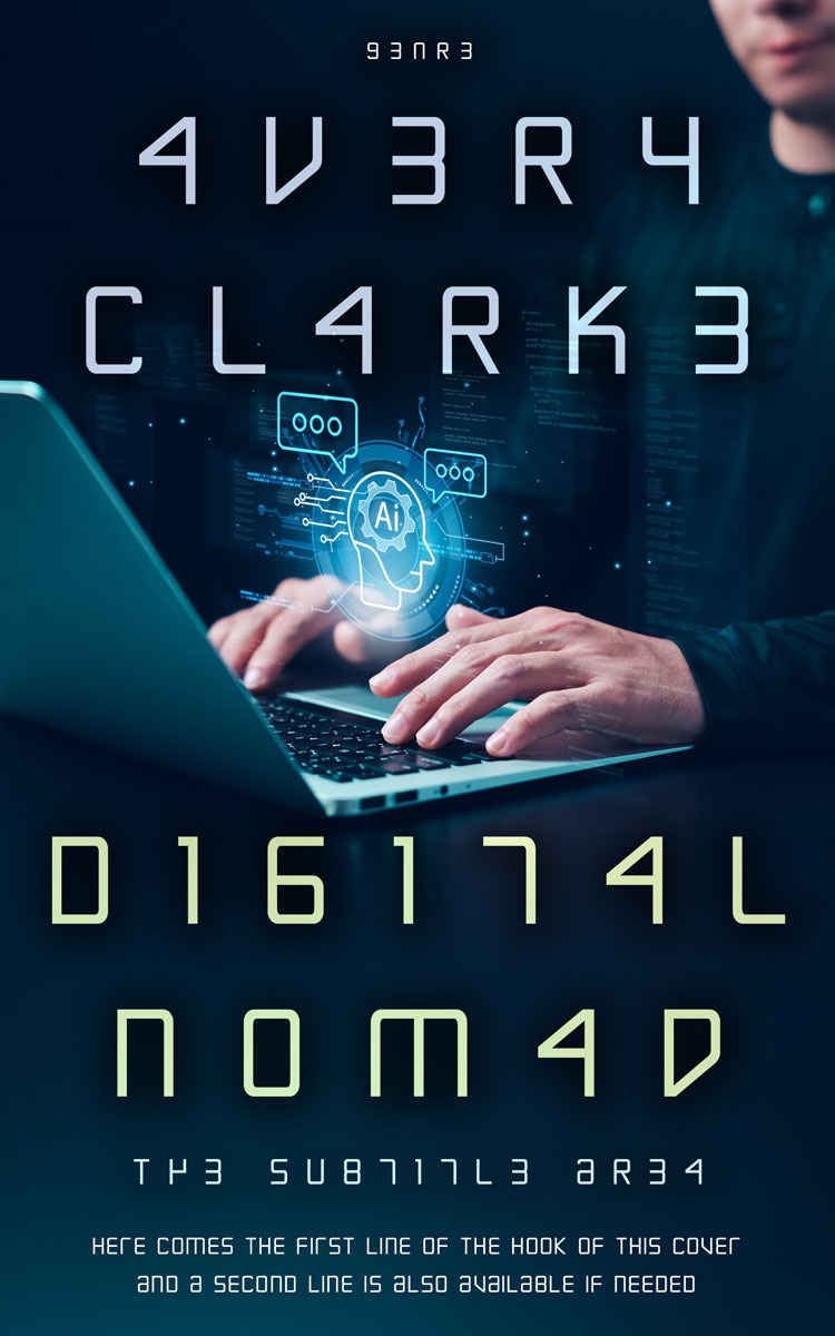 2D view of Black Pearl #30368 - Premade Science Fiction Book Cover