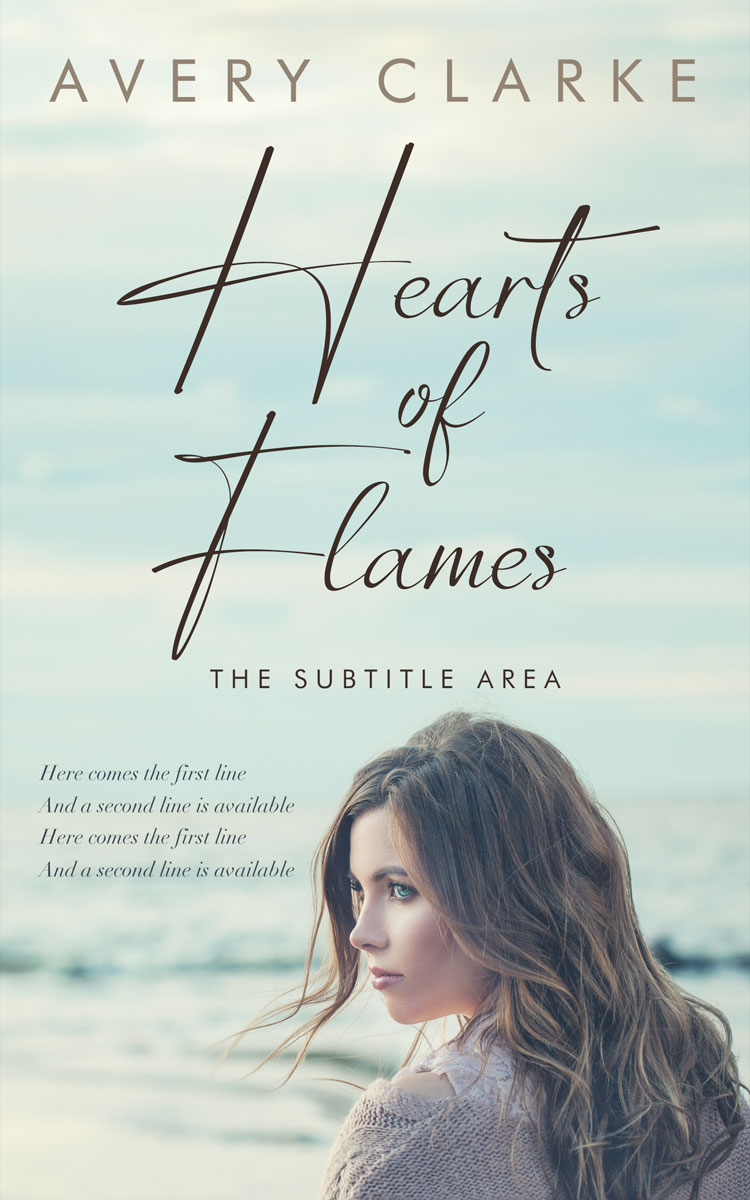 2D view of Paris White #30374 - Premade Romance Book Cover