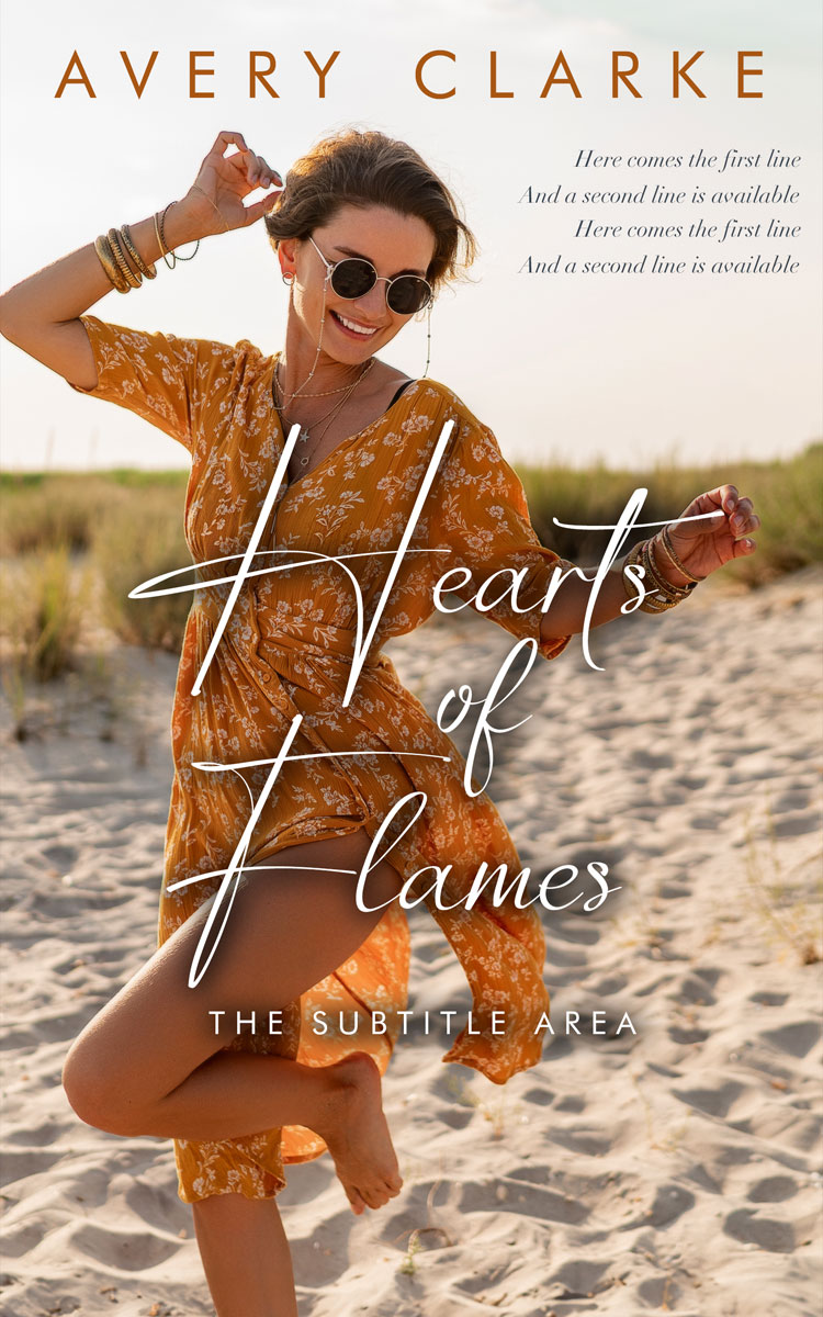 2D view of Wafer #30376 - Premade Romance Book Cover