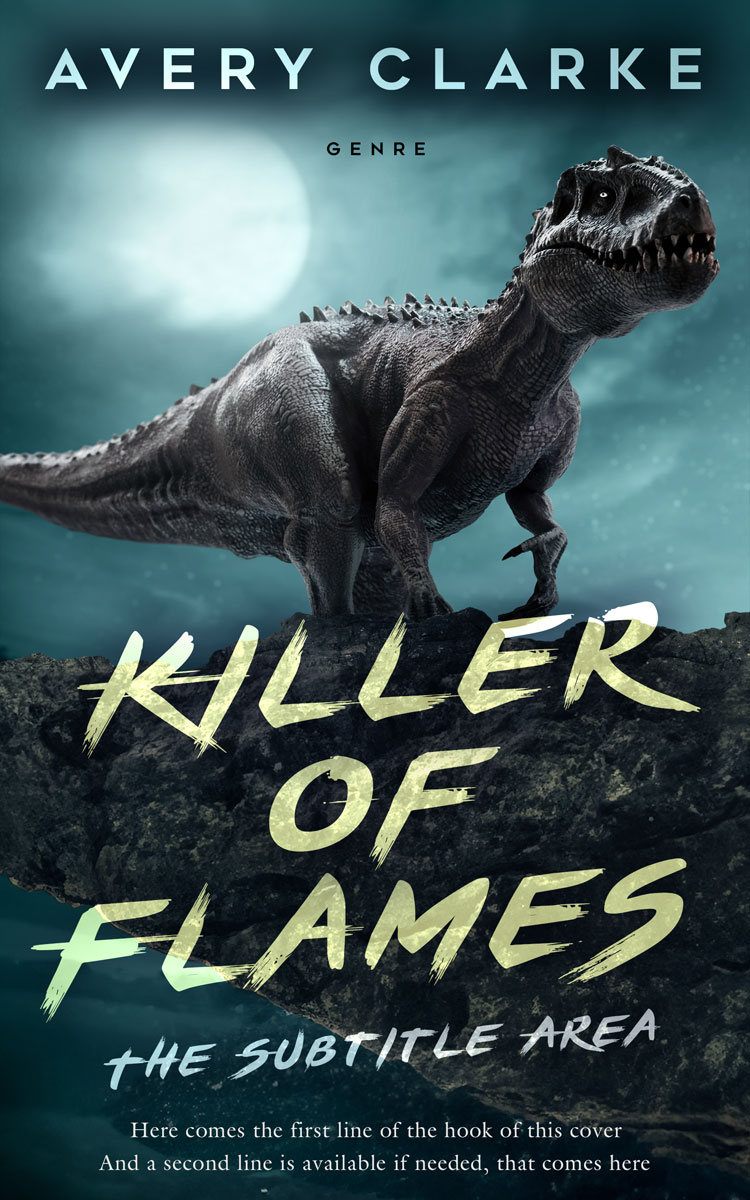 2D view of Timber Green #30383 - Premade Fantasy Book Cover