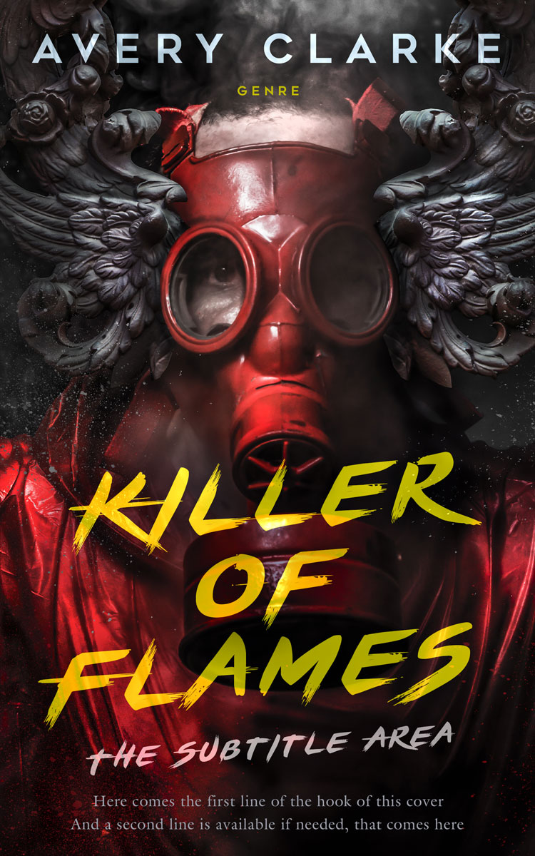 2D view of Cocoa Brown #30388 - Premade Apocalyptica Book Cover