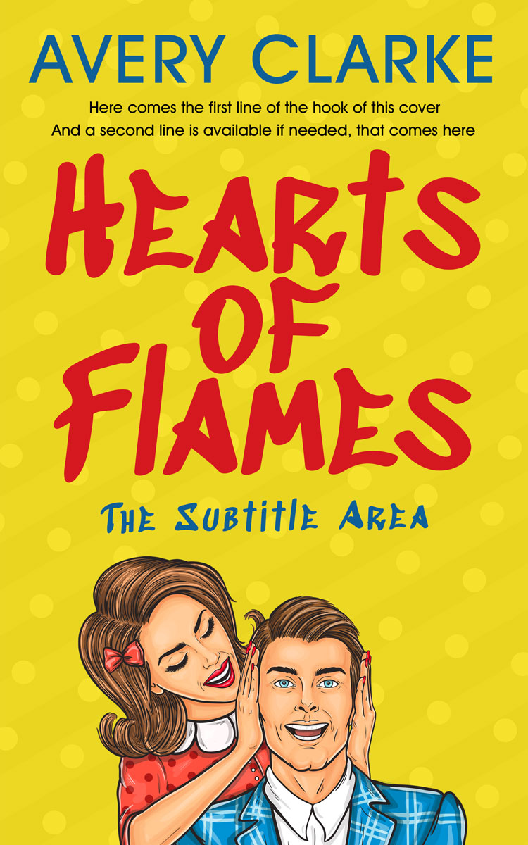 2D view of Golden Dream #30405 - Premade Romance Book Cover