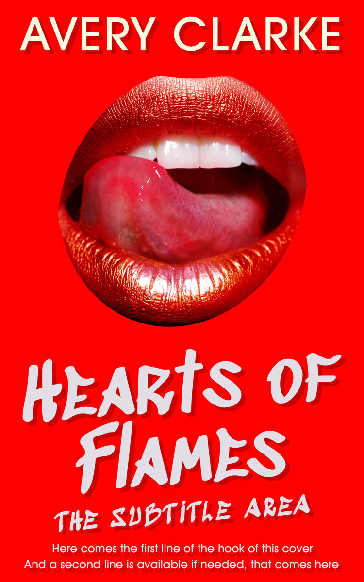 2D view of Red #30413 - Premade Erotica Book Cover