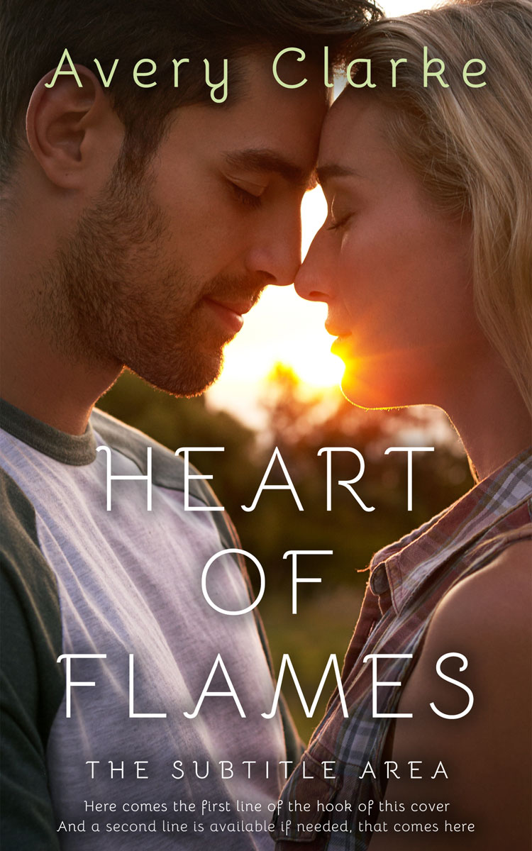 2D view of Saddle #30424 - Premade Romance Book Cover