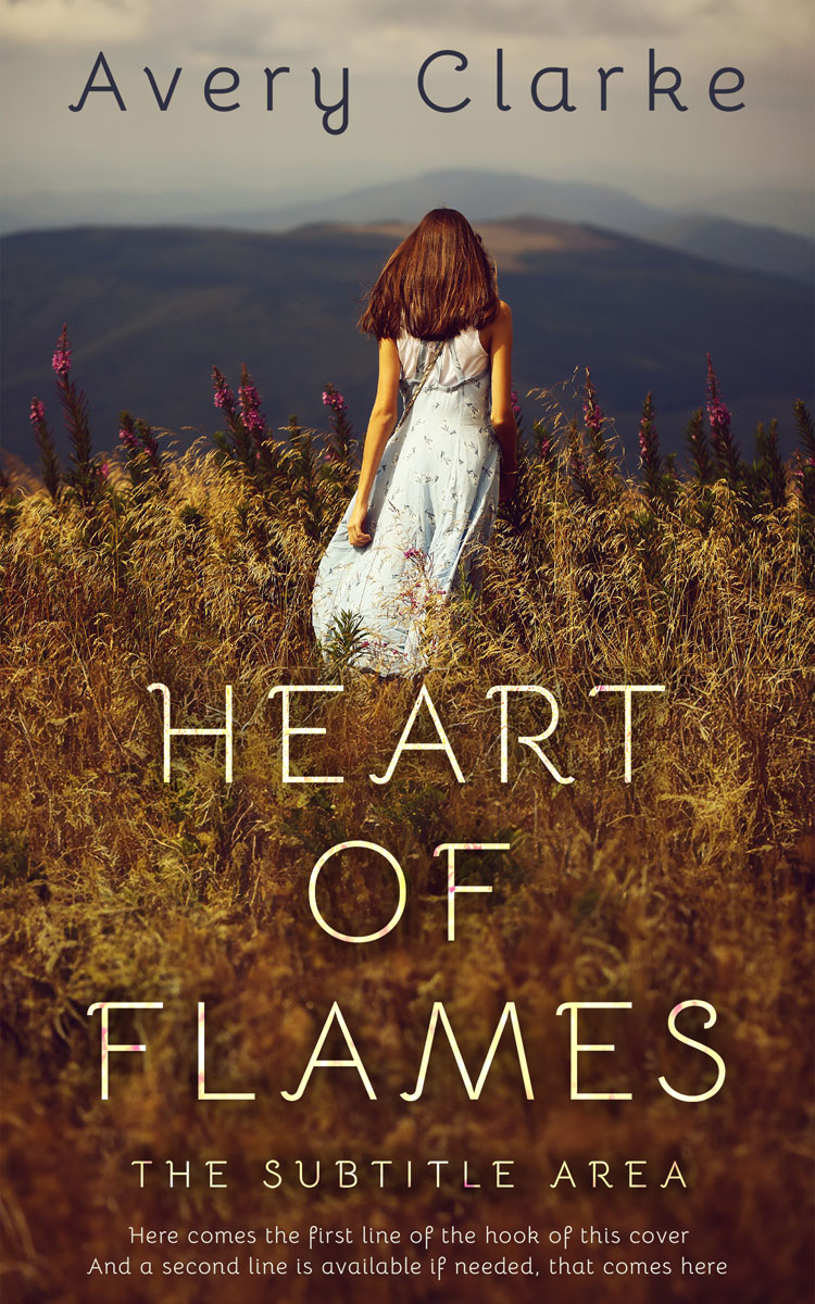 2D view of Saddle #30425 - Premade Romance Book Cover