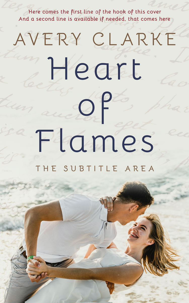 2D view of Premade Romance Book Cover - Gray Nurse