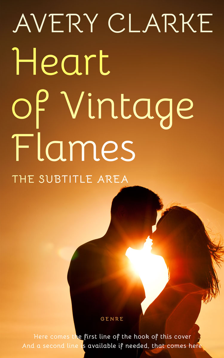 2D view of Premade Romance Book Cover - Copper Canyon