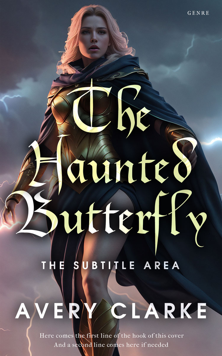 2D view of Shark #30454 - Premade Fantasy Book Cover