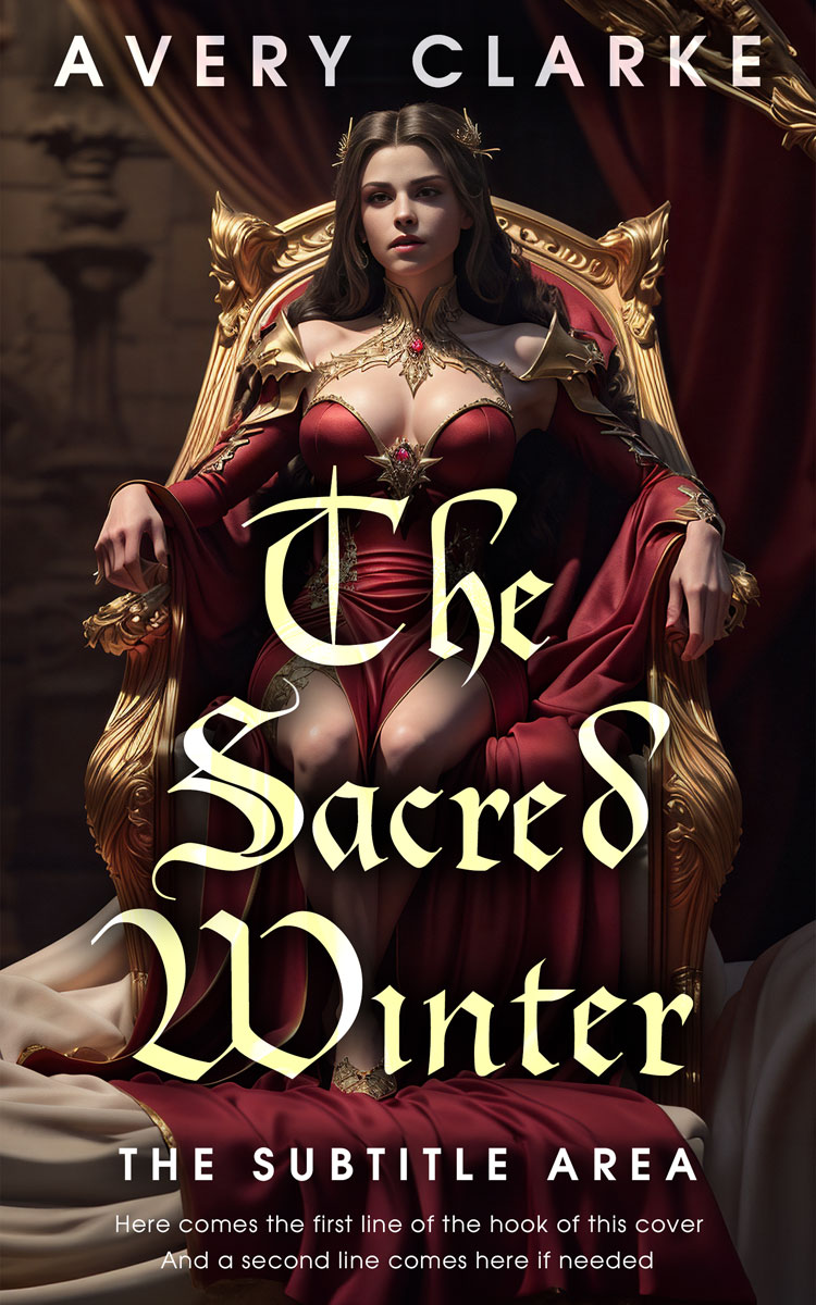 2D view of Night Rider #30460 - Premade Fantasy Book Cover