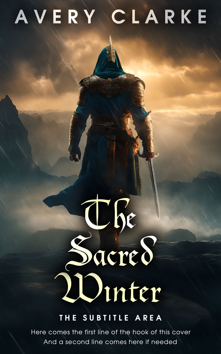 2D view of Outer Space #30462 - Premade Religion & Spirituality Book Cover