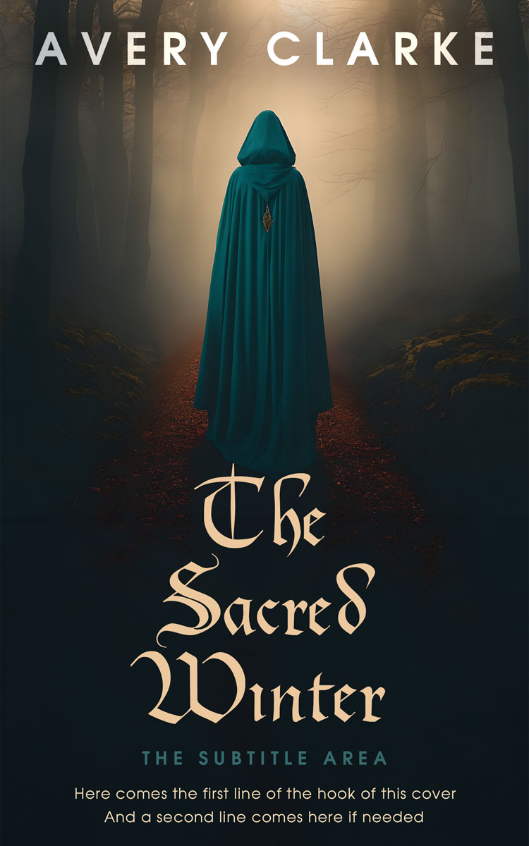 2D view of Outer Space #30463 - Premade Religion & Spirituality Book Cover