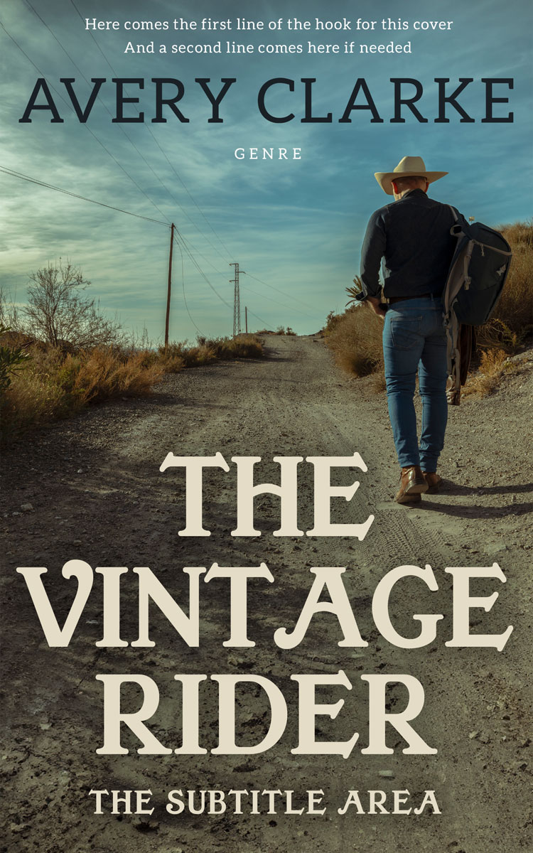 2D view of Gray Asparagus #30478 - Premade Action & Adventure Book Cover