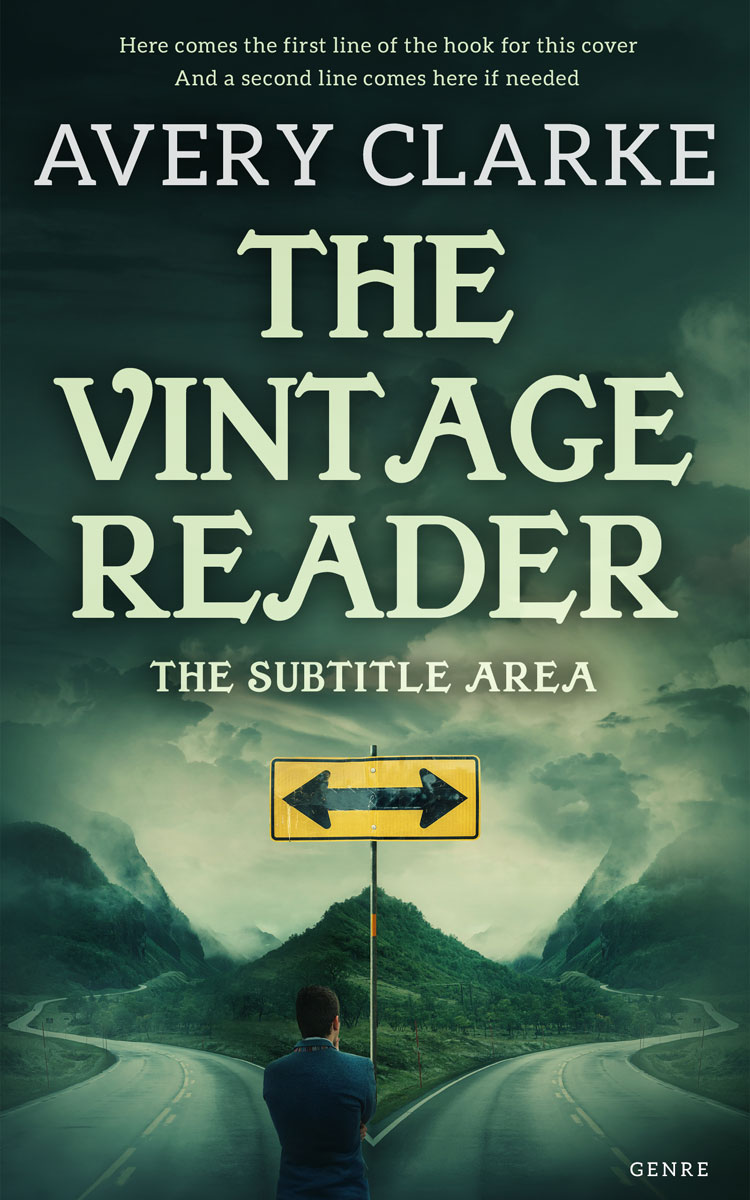 2D view of Timber Green #30495 - Premade Self-Improvement & Self-Help Book Cover