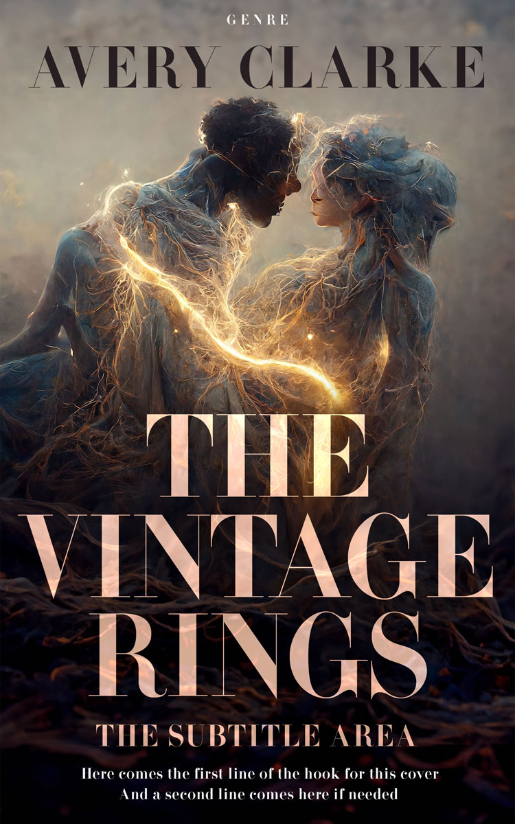 2D view of Thunder #30503 - Premade Fantasy Book Cover