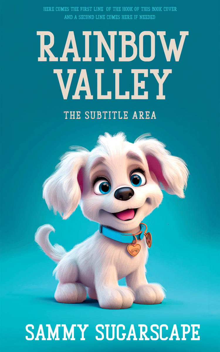 2D view of Blue Chill #30578 - Premade Teen & Young Adult Book Cover