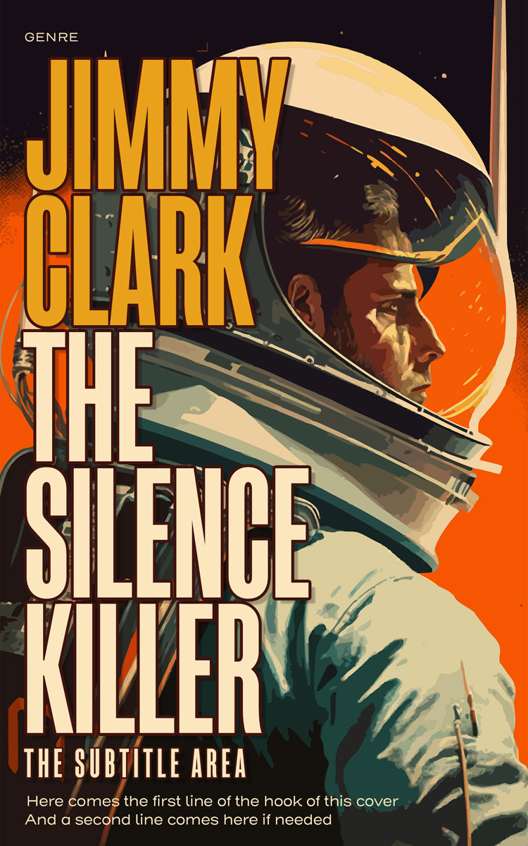 2D view of Cocoa Brown #30595 - Premade Apocalyptica Book Cover