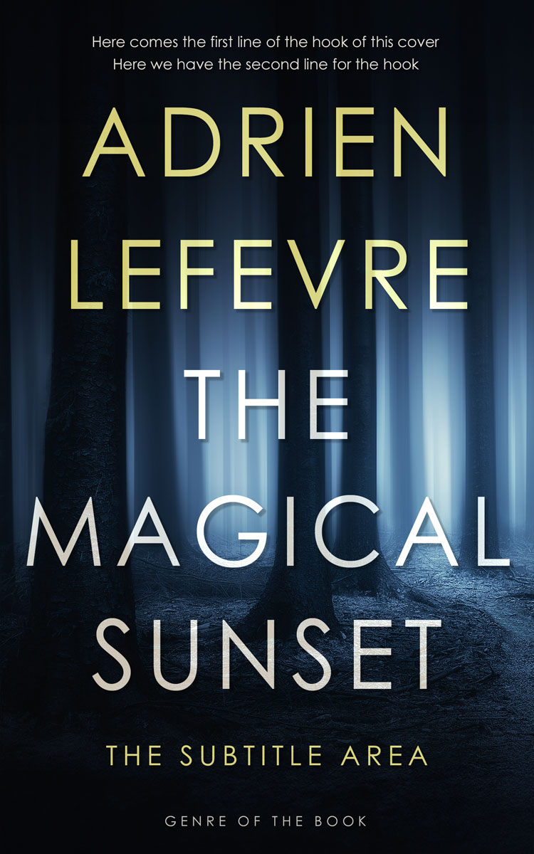 2D view of Ebony #30645 - Premade Mystery & Thriller & Suspense Book Cover | BookCoverZone