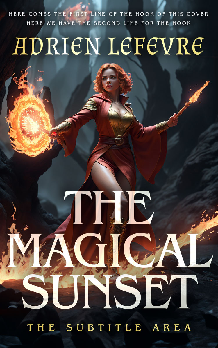 2D view of Premade Fantasy Book Cover - Baltic Sea