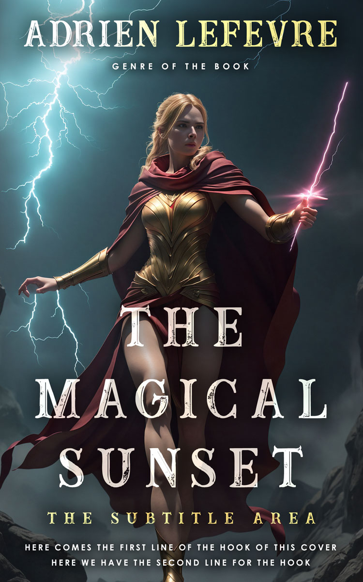 2D view of Outer Space #30673 - Premade Fantasy Book Cover