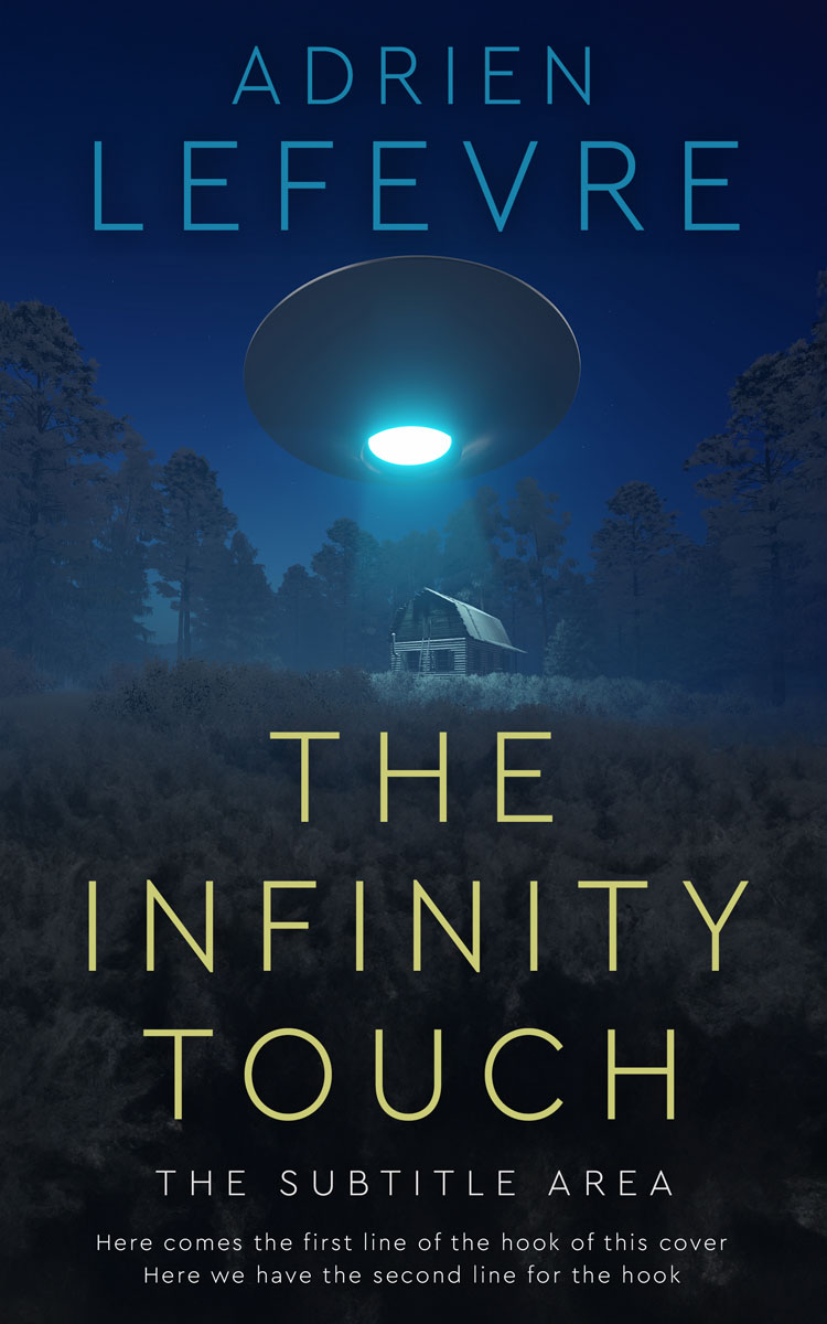 2D view of Premade Science Fiction Book Cover - Big Stone