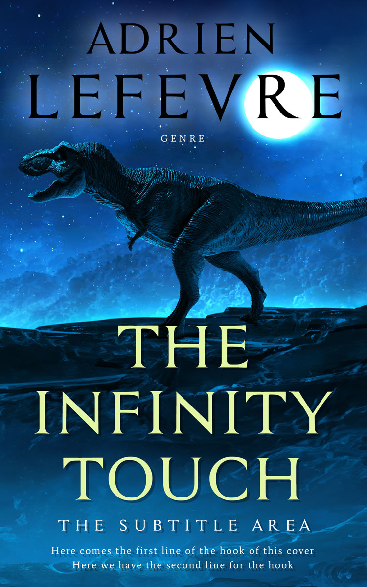 2D view of Chathams Blue #30732 - Premade Science Fiction Book Cover