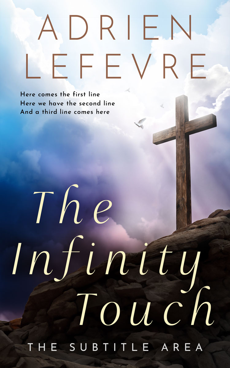 2D view of Athens Gray #30762 - Premade Religion & Spirituality Book Cover