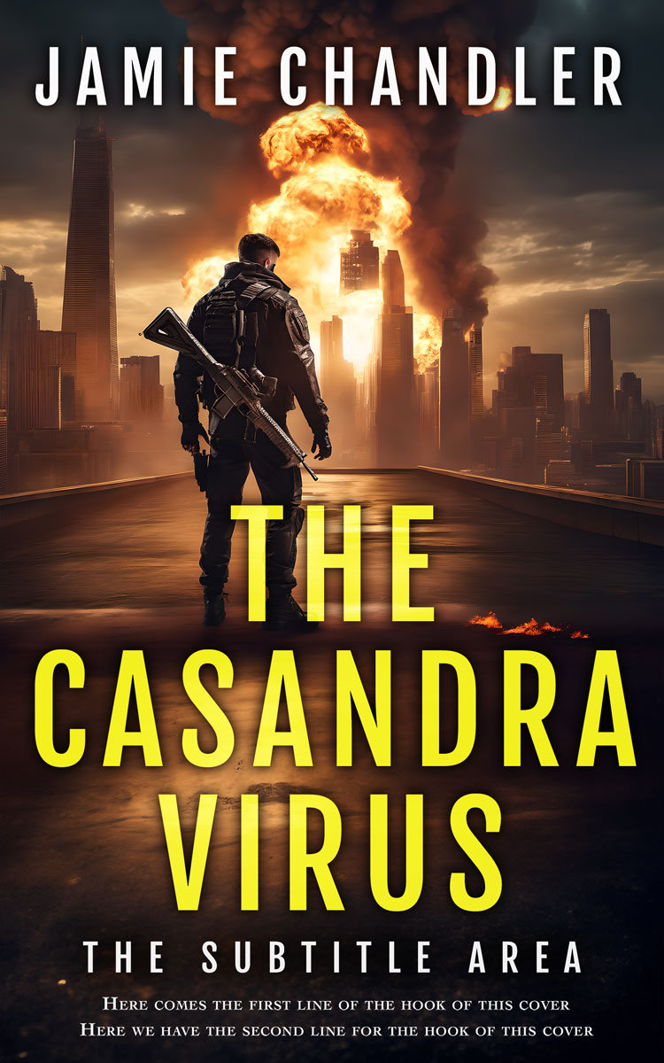 2D view of Cocoa Brown #30783 - Premade Apocalyptica Book Cover