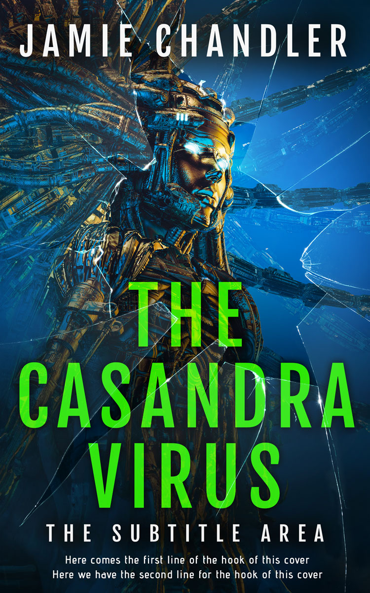 2D view of Premade Apocalyptica Book Cover - Big Stone