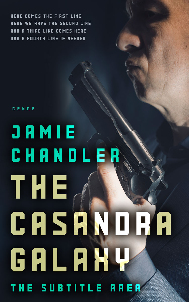 2D view of Premade Mystery & Thriller & Suspense Book Cover - Mirage